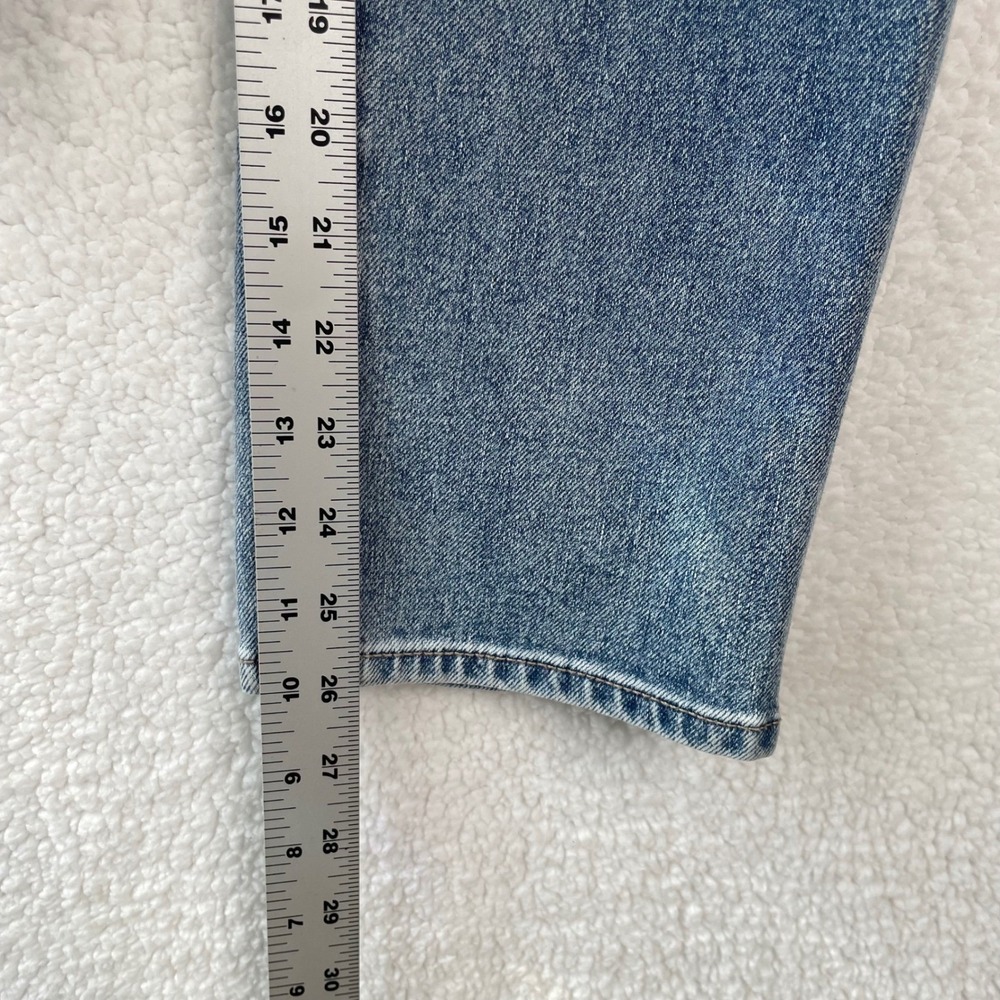 White House Black Market High-Rise Straight Sculpt Jeans Blue Medium Wash Size 6 - Picture 9 of 11